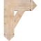 Ekena Millwork Traditional Arts & Crafts Smooth Bracket, Douglas Fir, 5 1/2"W x 18"D x 22"H BKT06X18X22TRA03SDF - alternate 4